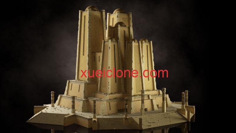 古老城市模型建筑KitBash3D Ancients3