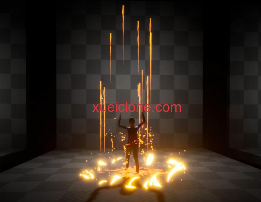 虚幻5ue5火力特效包Fire Energy VFX Pack1