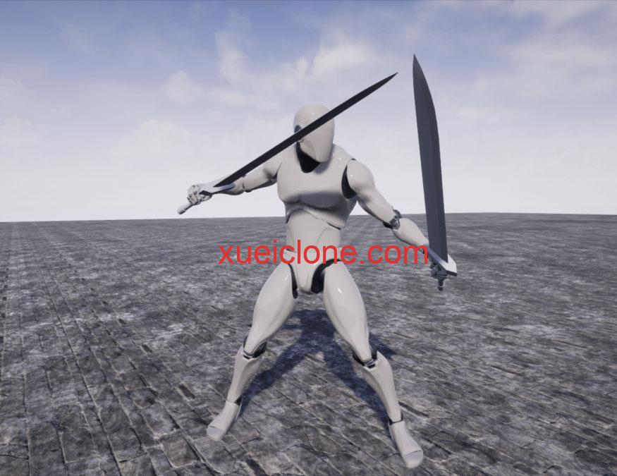 虚幻5ue5TwinSword动画基础集合TwinSword Animset Base1