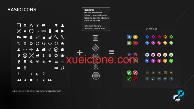 虚幻5ue5专业图标Pro Icon Pack3