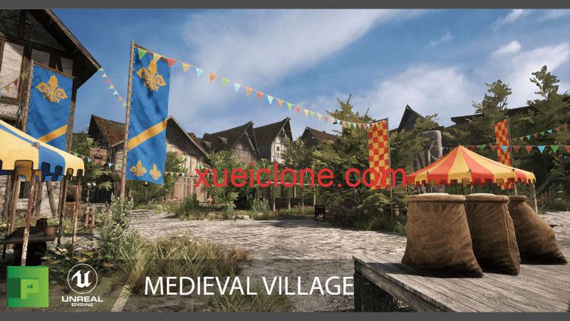 虚幻5ue5中世纪村子Medieval Village3