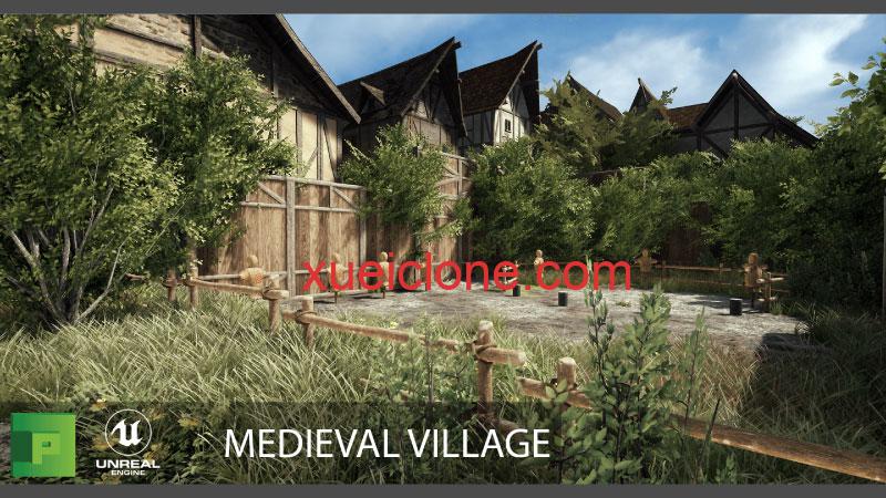 虚幻5ue5中世纪村子Medieval Village4