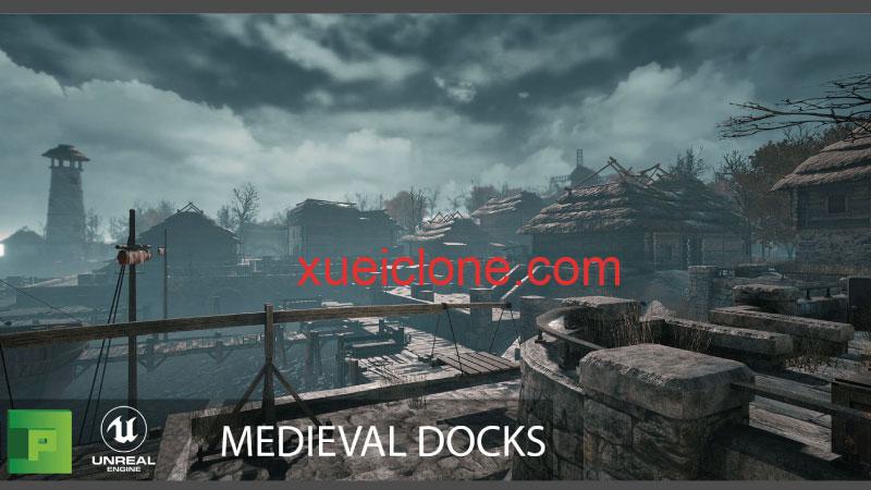 虚幻5ue5中世纪码头Medieval Docks3