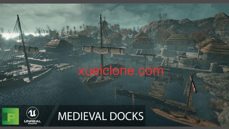 虚幻5ue5中世纪码头Medieval Docks5