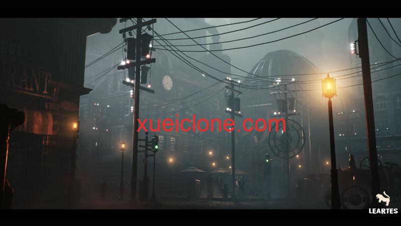 虚幻5ue5维多利亚小镇SteamPunk Victorian Environment Megapack5