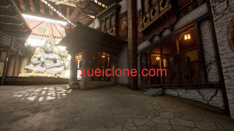 虚幻5ue5佛教寺庙环境Buddhist Monastery Environment7