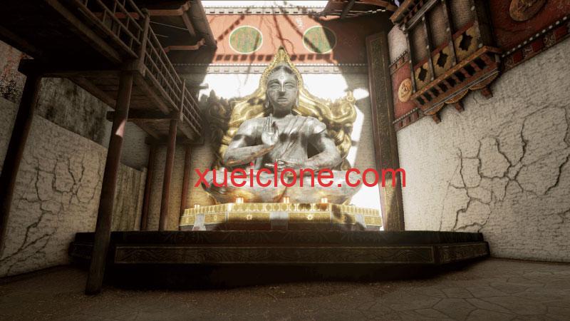 虚幻5ue5佛教寺庙环境Buddhist Monastery Environment8