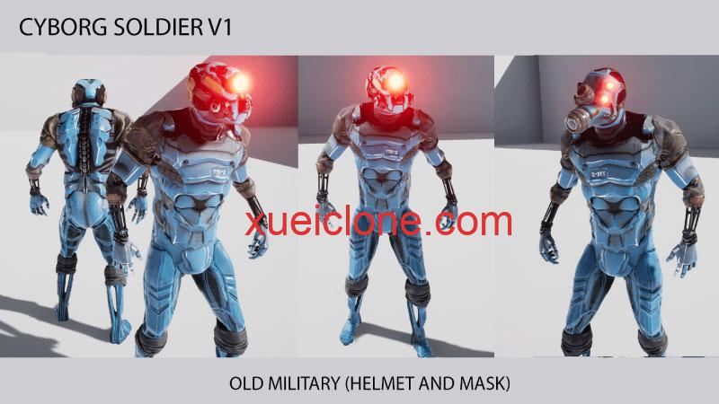 虚幻5ue5半机器士兵Cyborg Soldier V14