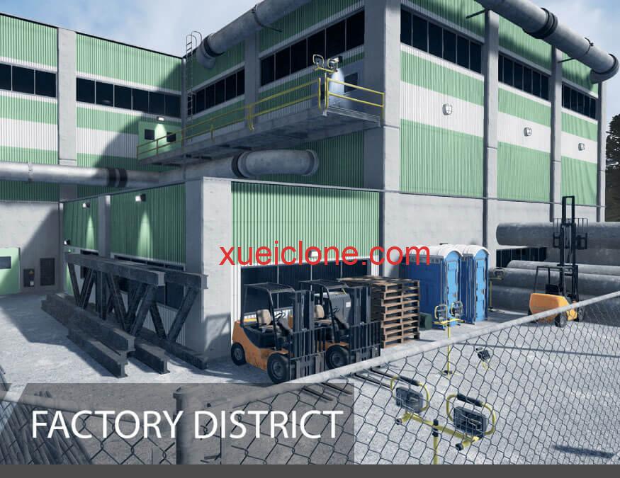 虚幻5ue5厂房Factory District1