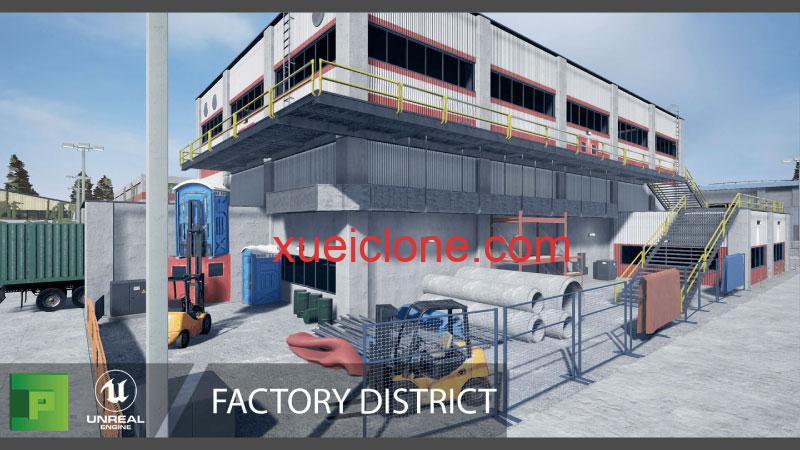 虚幻5ue5厂房Factory District2