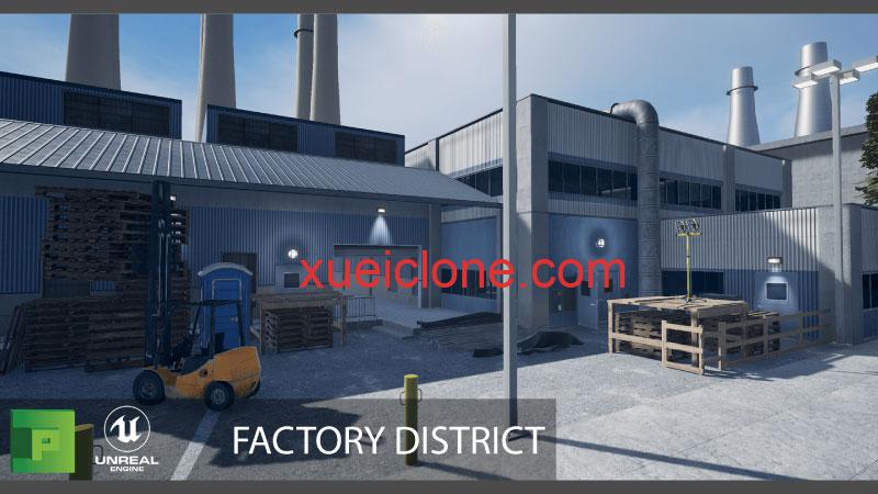 虚幻5ue5厂房Factory District3