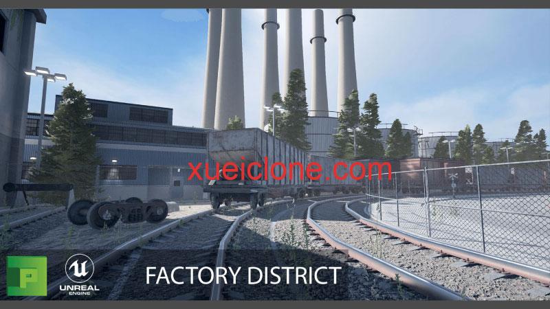 虚幻5ue5厂房Factory District5