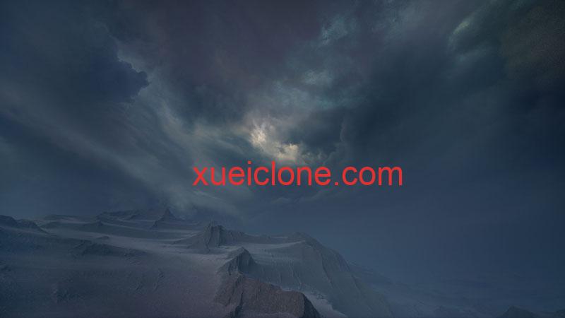 虚幻5ue5哑光绘画天空盒Matte Painting Skybox Pack II4