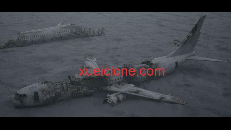 虚幻5ue5坠毁的飞机Crashed Airliner5