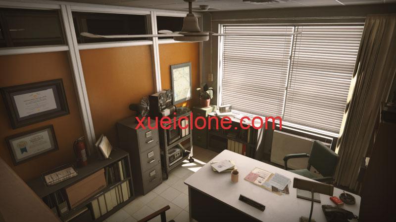 虚幻5ue5复古办公室Retro Office Environment2