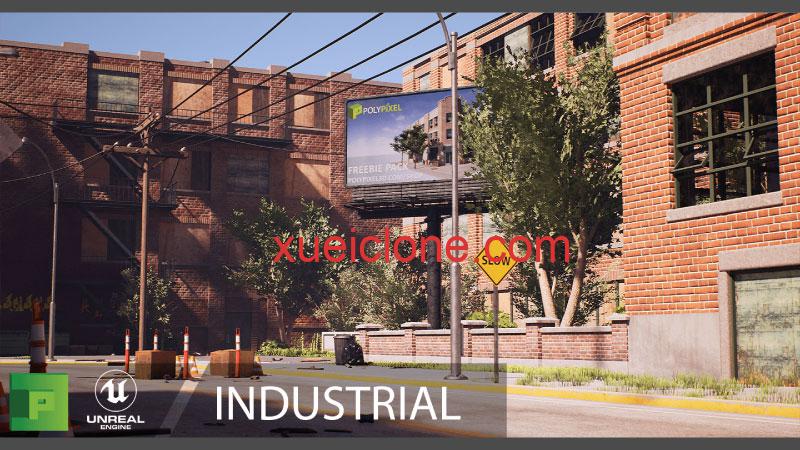 虚幻5ue5工业城Industrial City5