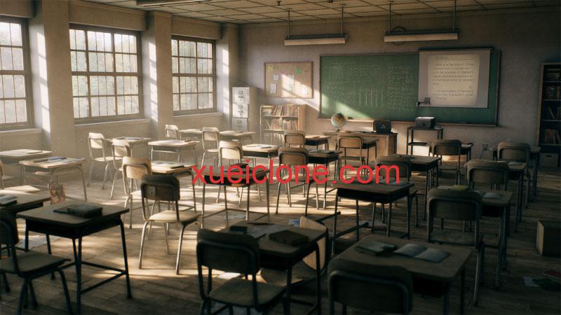 虚幻5ue5废旧学校教室Old Classroom4