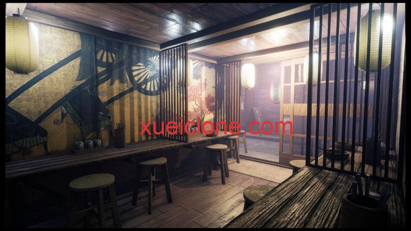 虚幻5ue5日式小街A Japanese alley environment pack2