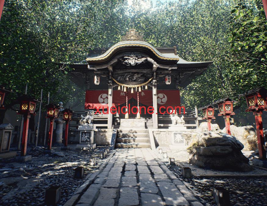 虚幻5ue5日本神社Shinto Shrine1