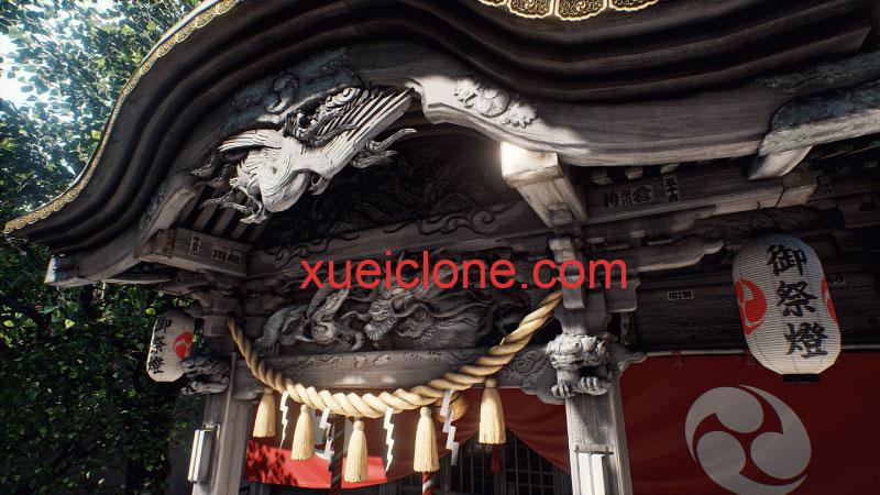 虚幻5ue5日本神社Shinto Shrine3