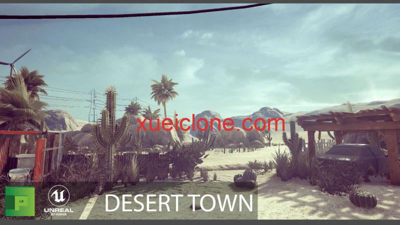 虚幻5ue5沙漠镇Desert Town4