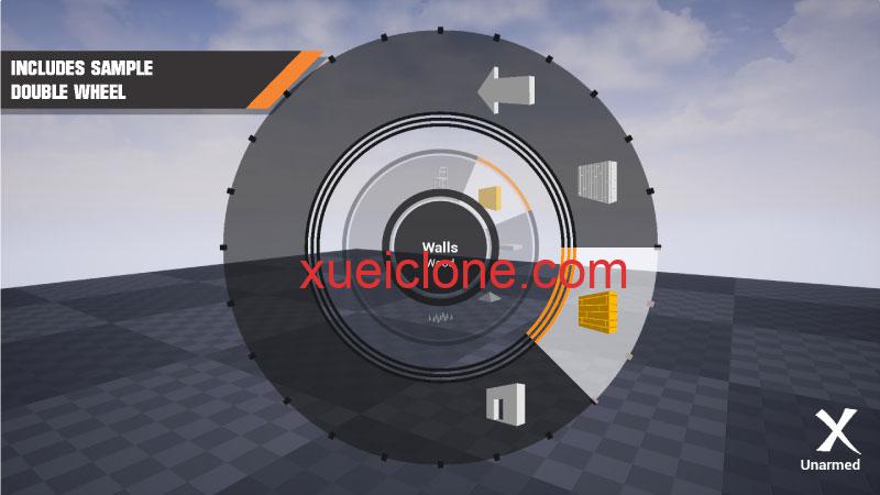 虚幻5ue5滚轮菜单Generic Radial Menus v2.02