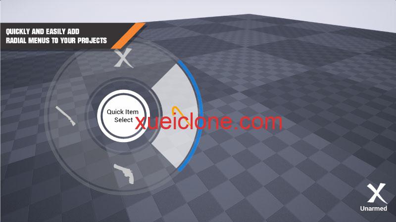 虚幻5ue5滚轮菜单Generic Radial Menus v2.03