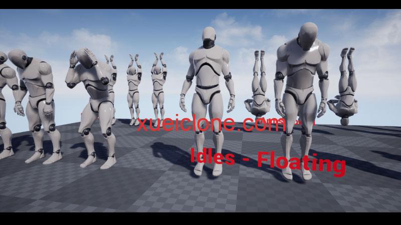 虚幻5ue5The Floating Dead Animations2