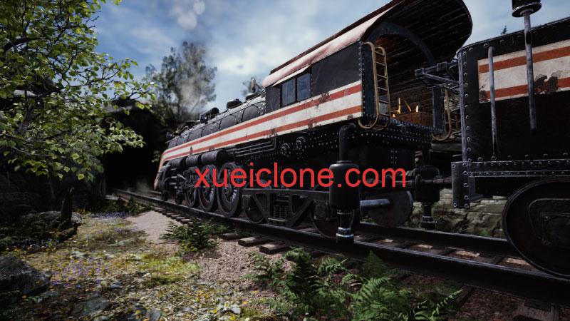 虚幻5ue5蒸汽火车Steam locomotive6