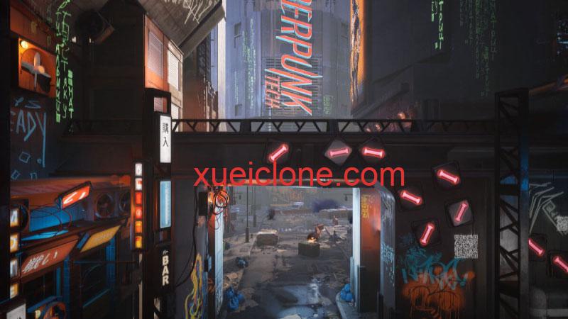 虚幻5ue5赛博朋克环境套装Cyberpunk Environment Kitbash Set3