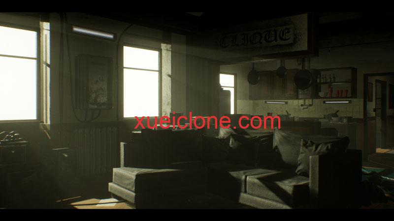 虚幻5ue5走廊和公寓Fluorescence Corridor and Apartment10