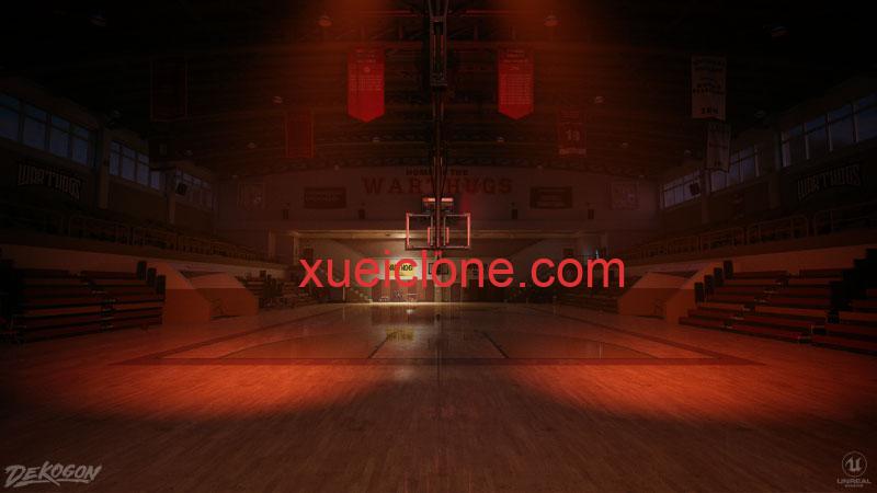 高中篮球馆High School Basketball Gym4