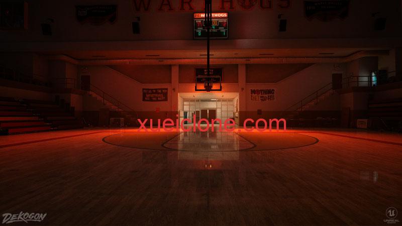 高中篮球馆High School Basketball Gym5