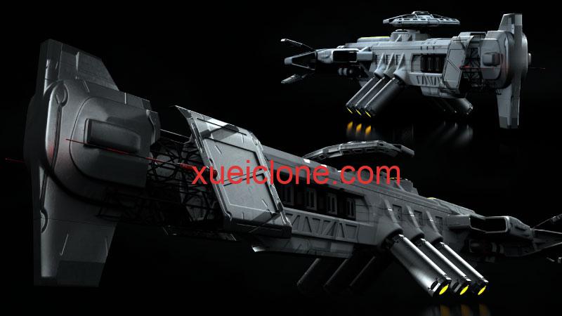 银河太空飞船模型KitBash3D Veh：Spaceships5