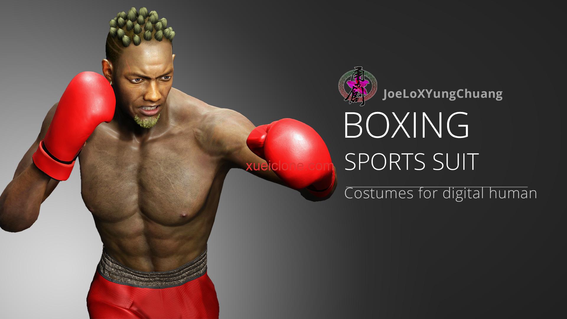 iclone与CC拳击套装Boxing – Sports Suit